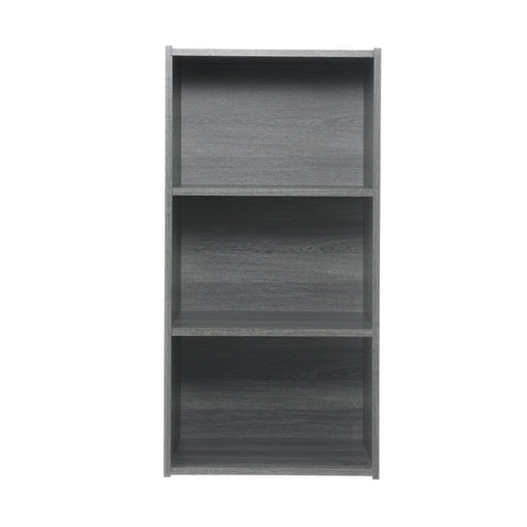 Iris Ohyama, 3-Tier Medium Bookcase/Wooden Shelving/Cube Bookcase/Book Cabinet/Cabinet with shelves, Modular, Design, Office, Living Room, Entry