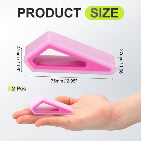 PATIKIL Laptop/Computer Keyboard Stand, 2-Pack Laptop Notebook Holder Portable Ventilated Anti-Slip for Desk Compact Cooling Notebook/Tablet, Magenta