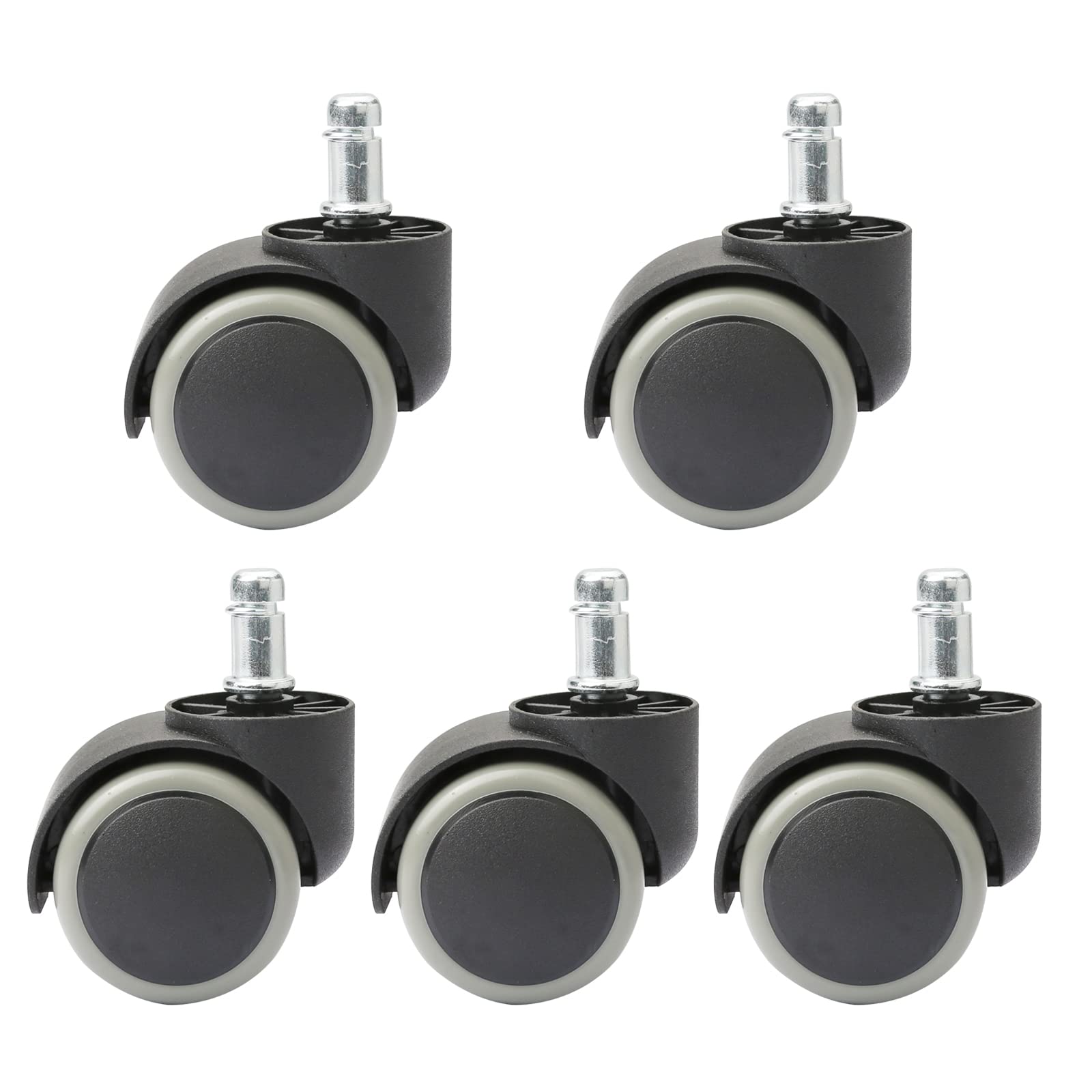 Chair Castors Heavy Duty Chair Wheels heedpeiur 5 Pcs Rubber Castors