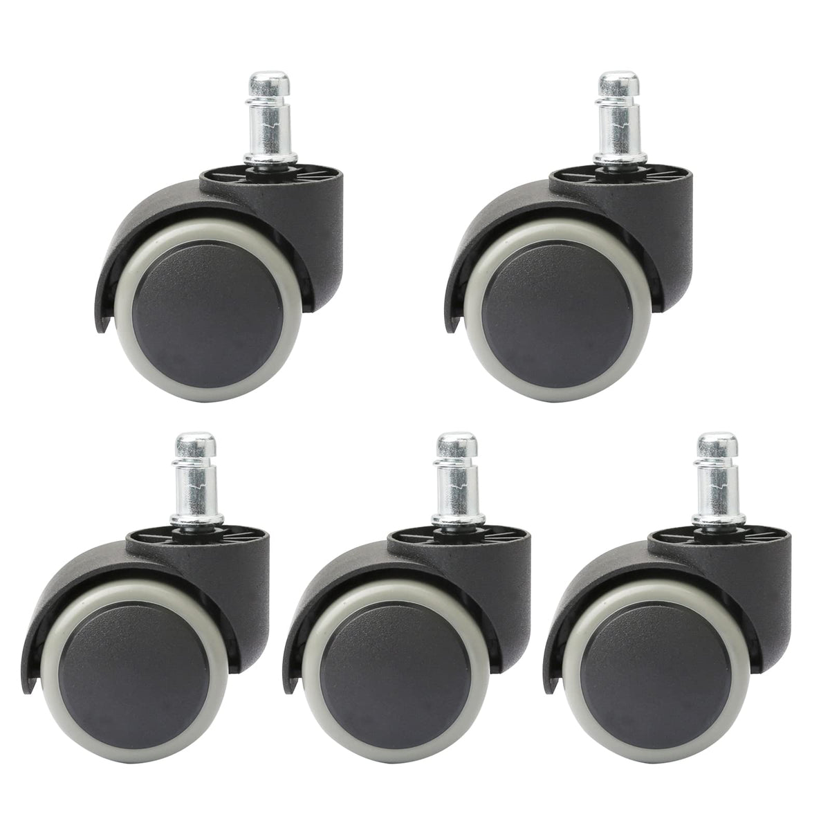 Chair Castors Heavy Duty Chair Wheels heedpeiur 5 Pcs Rubber Castors