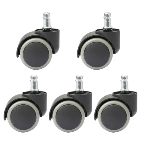 Chair Castors Heavy Duty Chair Wheels heedpeiur 5 Pcs Rubber Castors