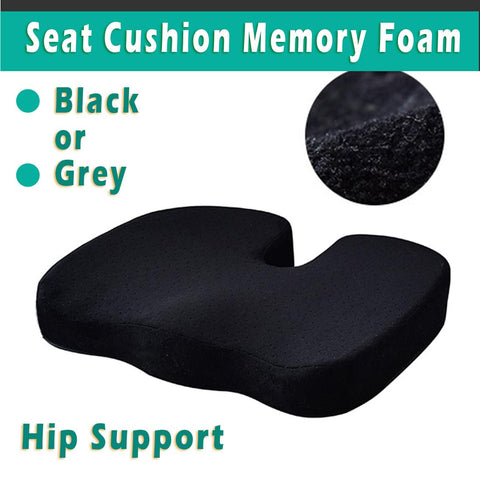 Seat Cushion, Hip Support, Heat Sensitive & Durable Memory Foam Sitting zipper Desk Chair Cushion for Office