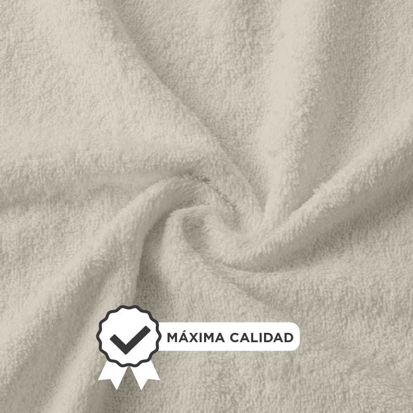 Degrees home - Set of 2 Bidet Towels - Bath Towels - Small Towels - 100% Cotton - 480 g/m² - Dimensions 30 x 50 cm, Beige