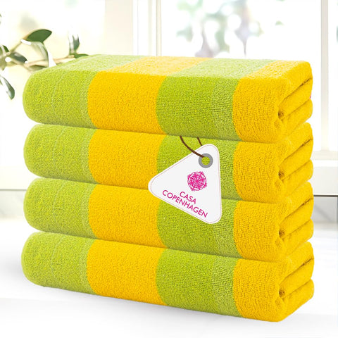 CASA COPENHAGEN Malibu beach towels, designed in Denmark, durable and hard-wearing, quick-drying, for pool, bath & shower, 76x152 cm