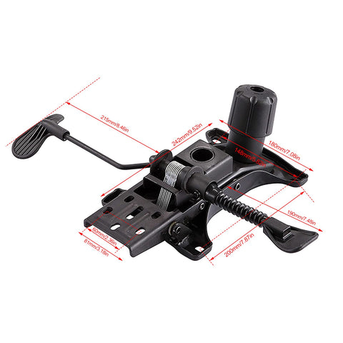 Yearninglife Replacement Office Chair Base Plate Tilt Locking Lever Base Plate Mechanism Rocker Function Height Adjustment for Office Chair Lock