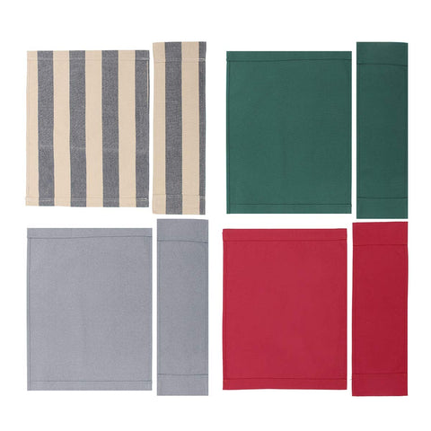 Tutoy 4 Color Directors Chairs Replacement Canvas Seat Stool Casual Back Cover Sheet Kit - Grey
