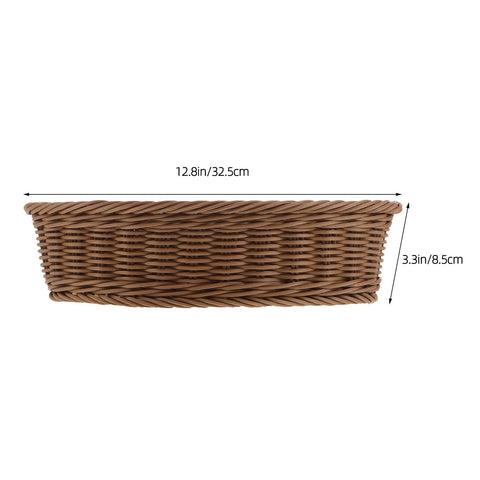 Alipis Triangular Corner Basket Handwoven Corner Storage Basket for Snacks Cosmetics and Sundries Open Shelf Storage Bin for Wardrobe Bathroom