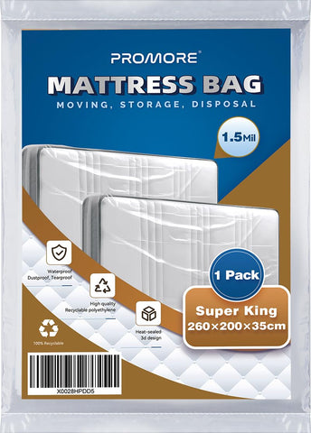 Super King Mattress Cover for Moving Mattress Bags for Storage Transport