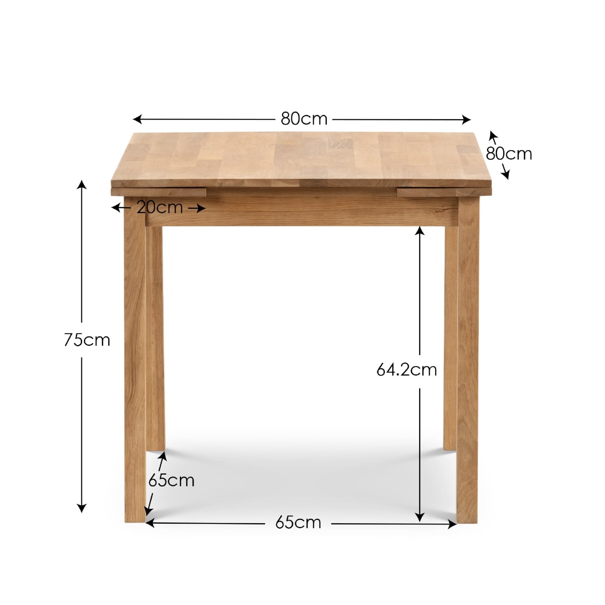 Julian Bowen Coxmoor Extending Dining Table, Oak
