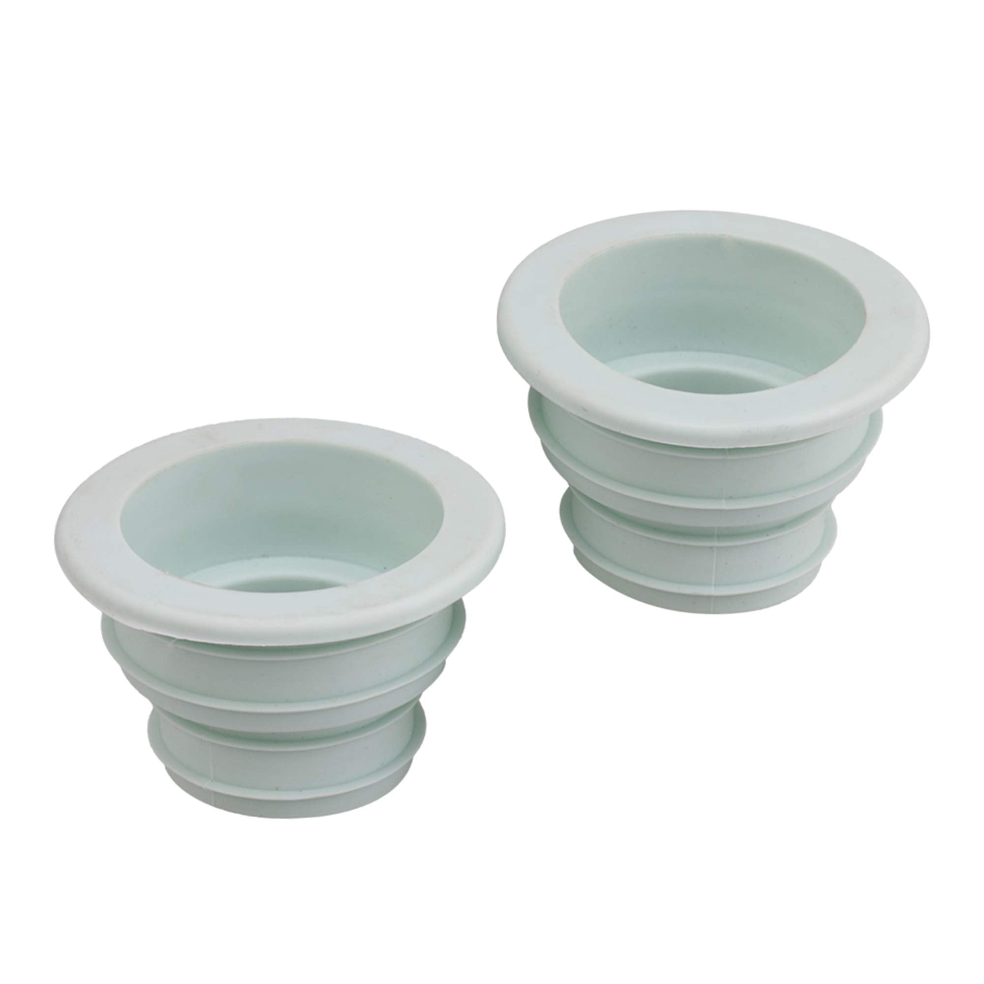RDEXP Drain Pipe Seal Hose Plug Washing Machine Drain Bathroom Kitchen Green Set of 2