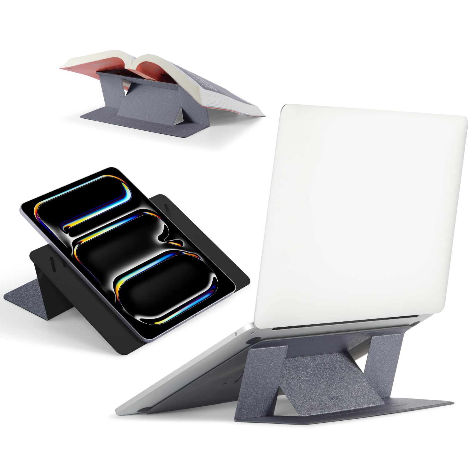MOFT Laptop Stand for Desk, Non-Adhesive Laptop Stand with 2 Adjustable Viewing Angles