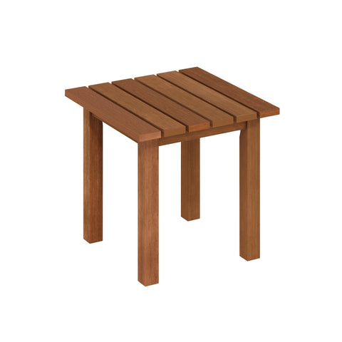 Furinno TIOMAN Patio Table, Outdoor Side Table, Patio End Table, Coffee Table in Teak Oil, for Patio, Garden, Porch, Natural