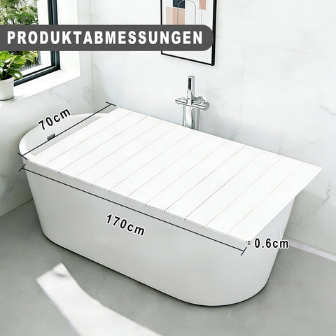 LXSEHN PVC Folding Bathtub Tray, Bath Tub Lid for Home (75x170x0.7cm)