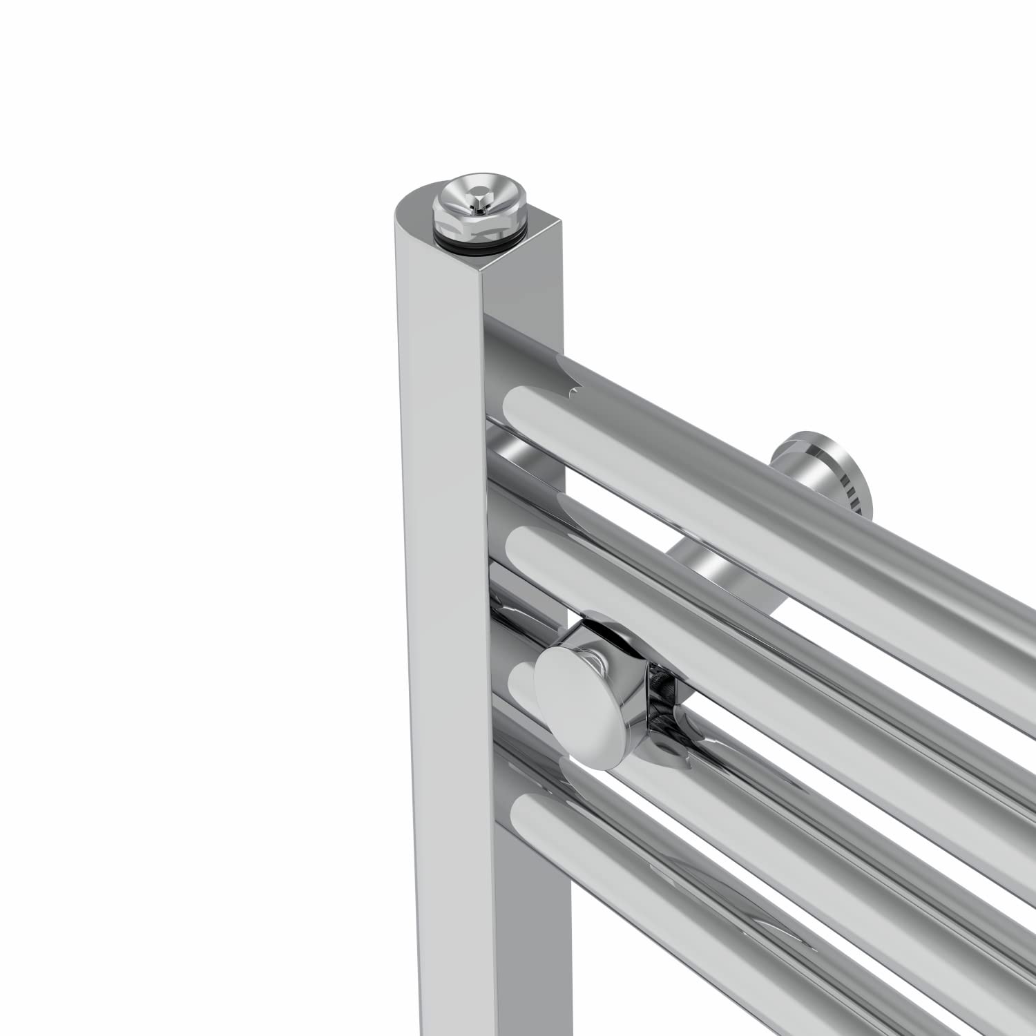 Warmehaus Straight Heated Towel Rail Radiator Ladder Chrome 1600x400mm