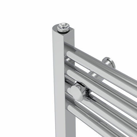 Warmehaus Straight Heated Towel Rail Radiator Ladder Chrome 1600x400mm