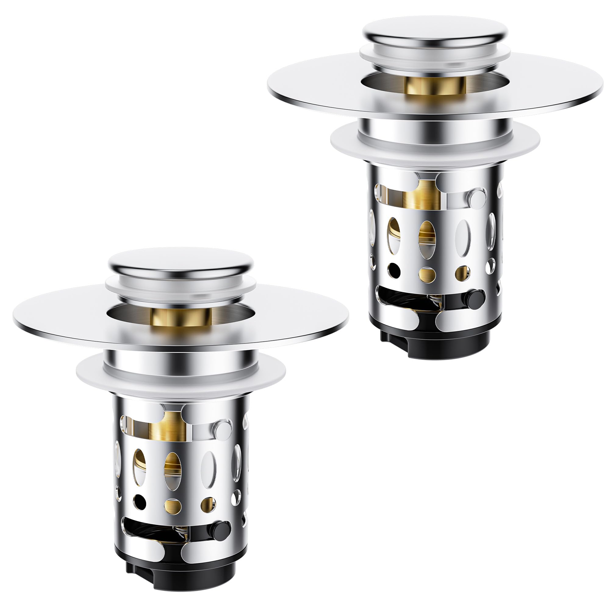 Magichome 2 Pack Bathroom Sink Plug fit for 28-45mm Basin Holes