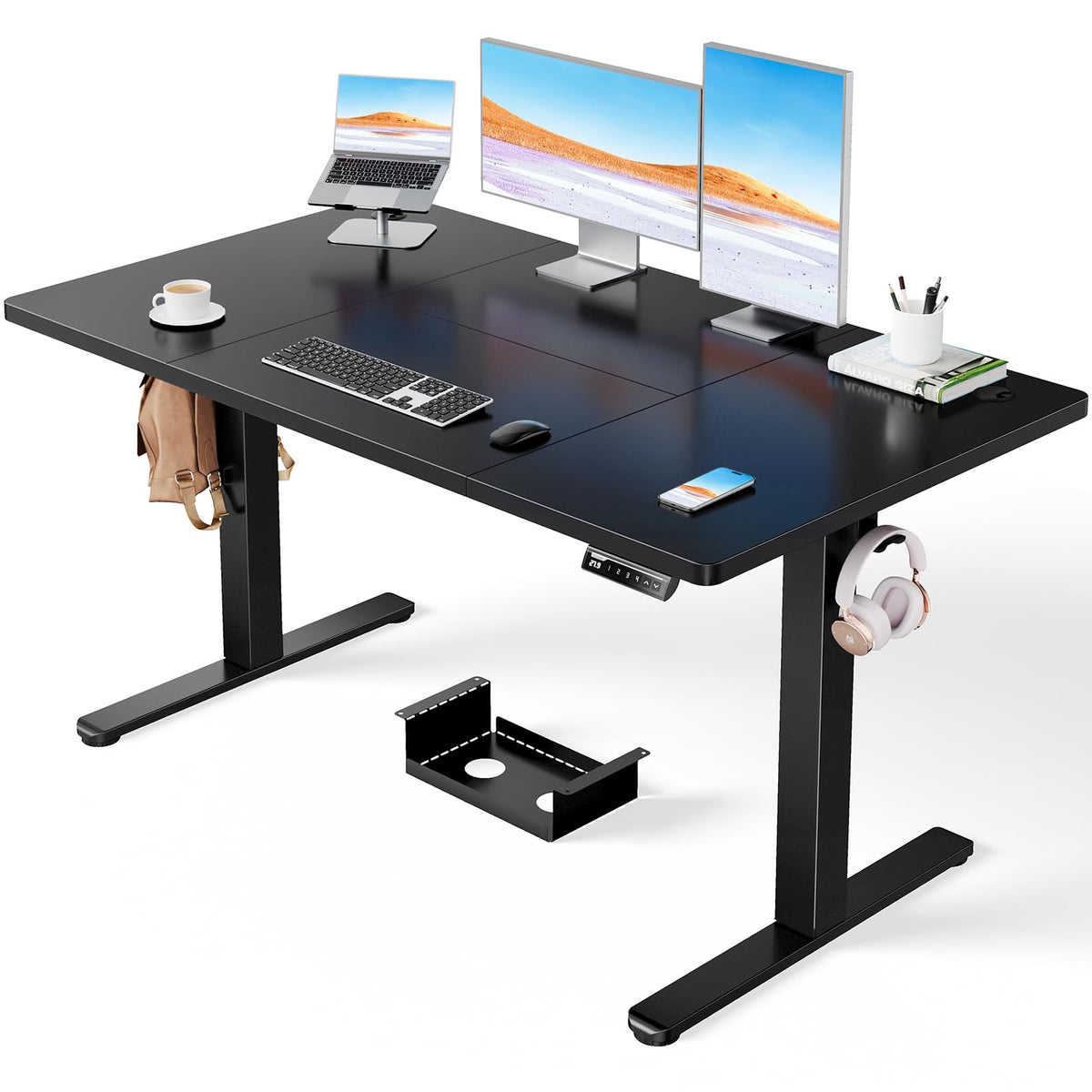 ErGear Electric Standing Desk 140x80cm, 100kg Load Capacity