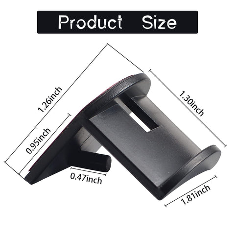 10 Pack Adhesive Hat Holder Cap Hook for Wall Mount No Drilling Hat Rack