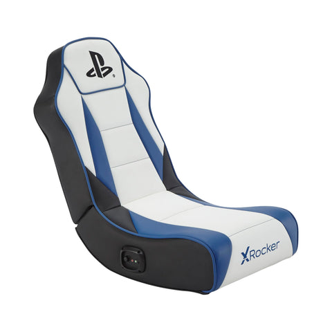 X-Rocker PlayStation Geist 2.0 Floor Rocker, Audio Gaming Chair - Headrest Speakers, Ergonomic Support, Foldable Rocking Base