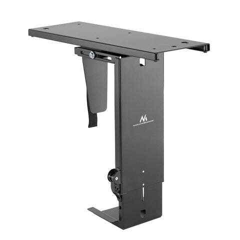 Maclean MC-885 B Universal Computer Desk Holder PC Station Workstation Holder Under Table Up To 10kg Extendable Swivel 360 °