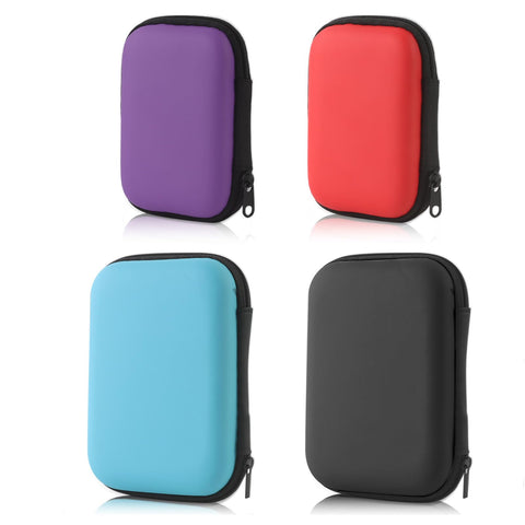 Set of 4 Card Boxes - Portable Case for 600+ Cards, Holds UNO, SKYJO, Phase 10, Cards Against Humanity