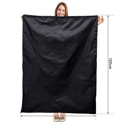 2Pcs Storage Bag, 94 x 120 cm Extra Large Drawstring Clothes Storage Bag, Foldable Oxford Fabric Waterproof Large Capacity Underbed Organizers for