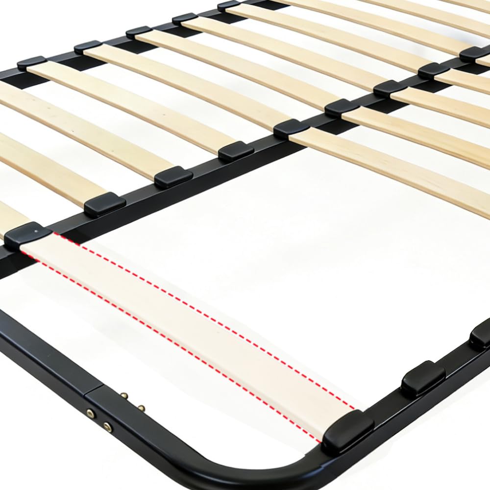 KUSRUP Spring Wood Slats Replacement Slats, Repair for Slatted Frame, 100 x 5.3 x 0.85 cm, Beds Bed Frame, Slatted Frame, Slatted Frames in Set of 5