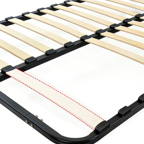 KUSRUP Spring Wood Slats Replacement Slats, Repair for Slatted Frame, 100 x 5.3 x 0.85 cm, Beds Bed Frame, Slatted Frame, Slatted Frames in Set of 5