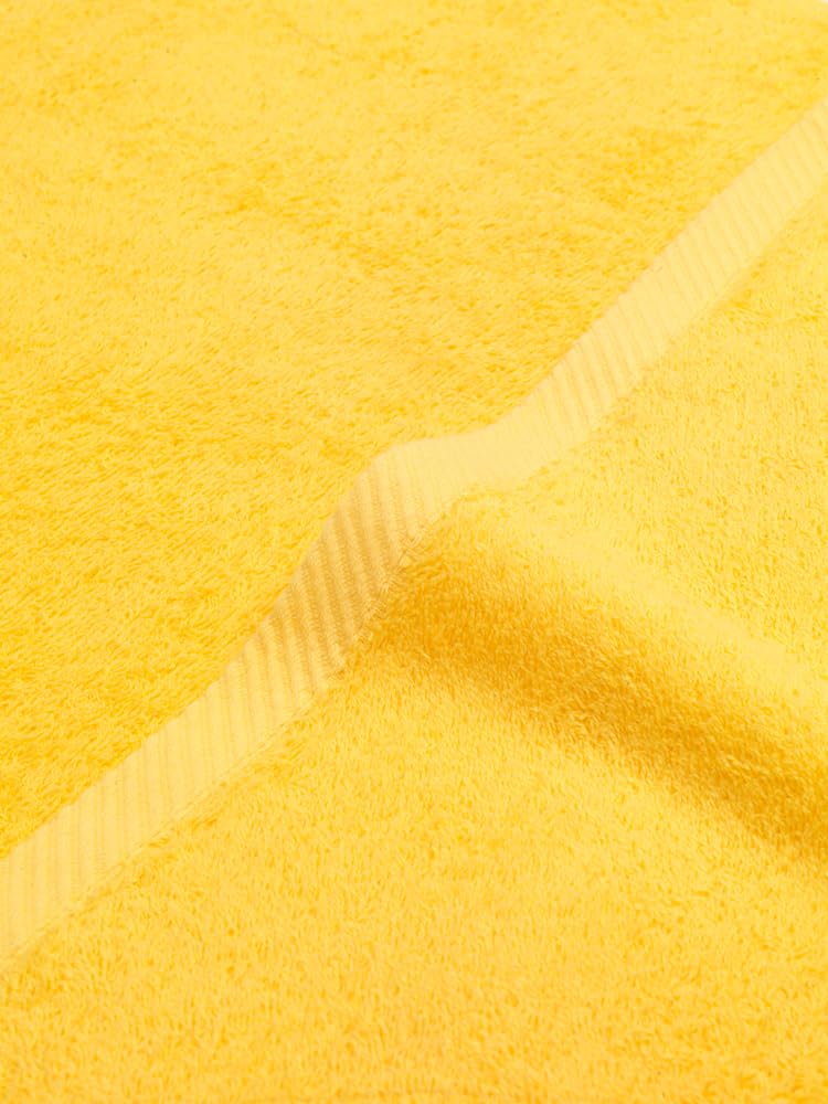 Top Towel - Plus - Large Bath Towels - Bath Towels - 2 Bath Towels - 100 x 150 cm 100% Cotton - Lemon