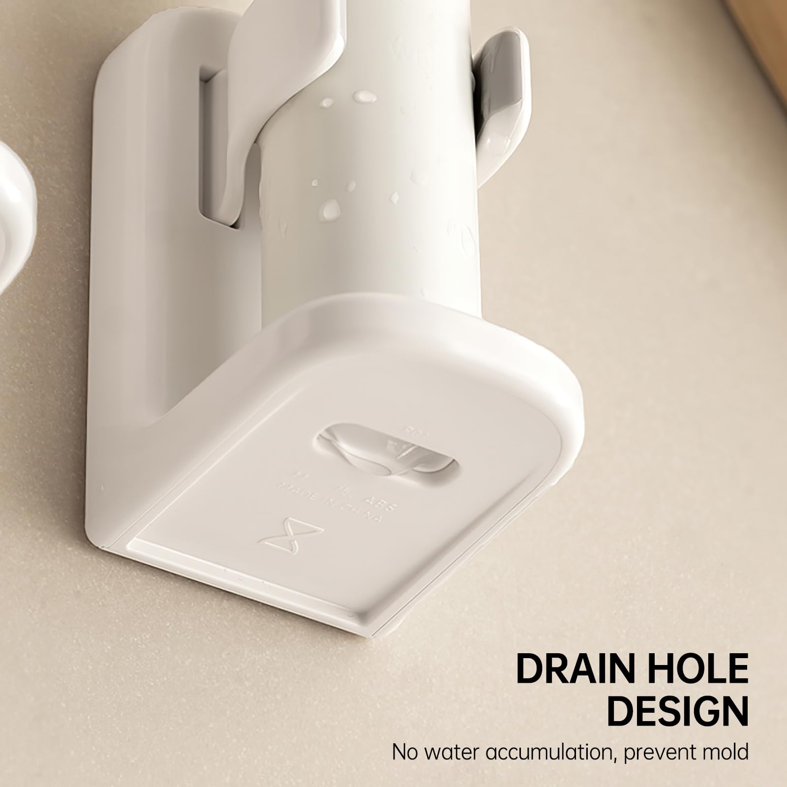 Toski Electric Toothbrush Holder Wall Mounted, 2 PCS Tooth Brush Holder