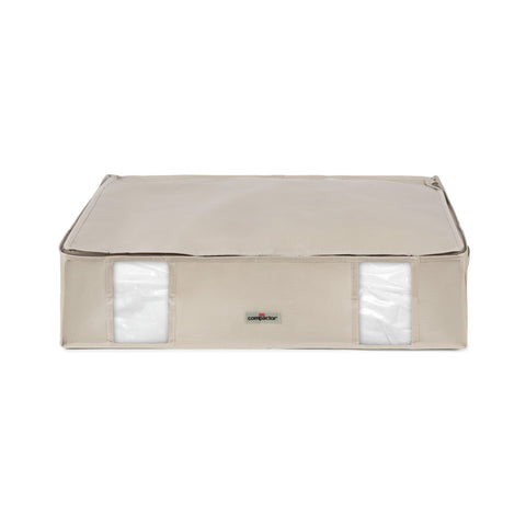 Compactor Set of 3 Large Space Saving Under Bed Vacuum Storage Boxes, For Wardrobes and Bedrooms, Clothes Organiser, Bedding, Linen and Duvet Storage