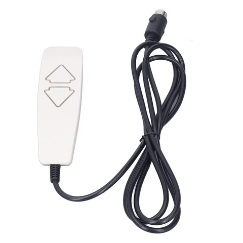 Lift Chair Remote, 6x1.7x1.1in Universal 2 Push Button 5 Pin Lift Chair Hand Control Up and Down Controller Handle Replacement for Power Recliner