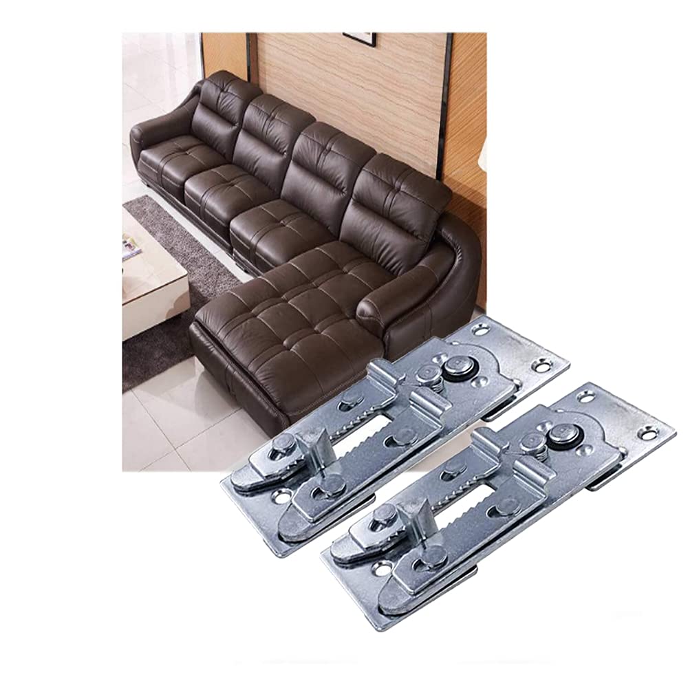 AWEN+ 4 Pack Sofa Connector Sectional Couch Connector Screws, Sectional Couch Sofa Replacement Parts Furniture