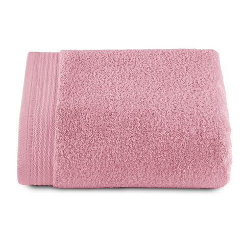 RIZO Top Towel - Set of 1 Shower Towel - Bath Towels - 100% Combed Cotton - 600 g/m2 - Measure 70 x 140 cm - Coral