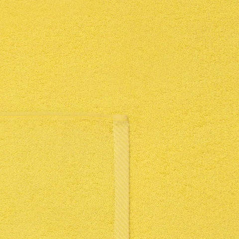 Top Towel - Plus - Large Bath Towels - Bathroom Towels - 2 Hand or Sink Towels - 50 x 100 cm - 100% Cotton - Lemon