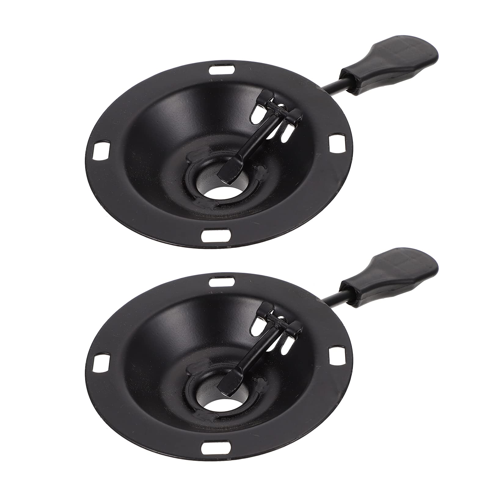 NUOBESTY Chair Chassis Round Tray 9.84 in Swivel Chair Bracket Metal Base Plate Replacement Accessories for Office Seating and Home Use