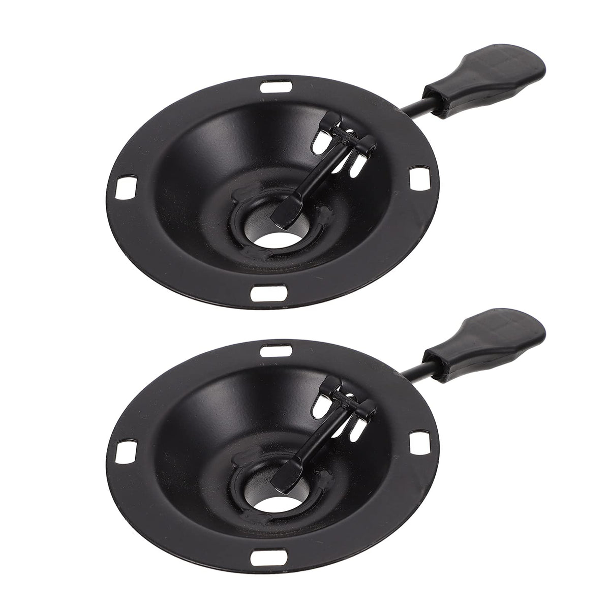 NUOBESTY Chair Chassis Round Tray 9.84 in Swivel Chair Bracket Metal Base Plate Replacement Accessories for Office Seating and Home Use