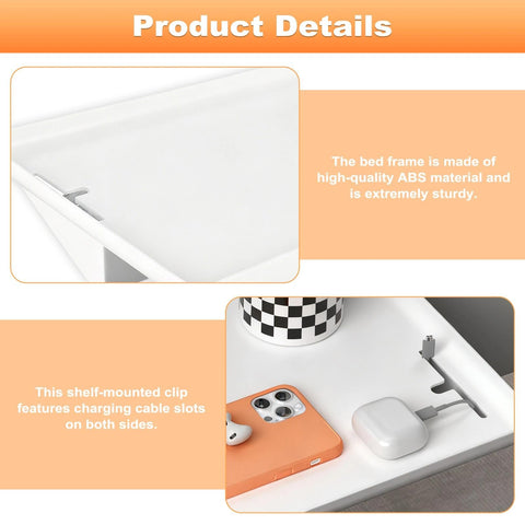 Bedside Shelf, Bunk Bed & Top Bunk, College Dorm Room Essentials