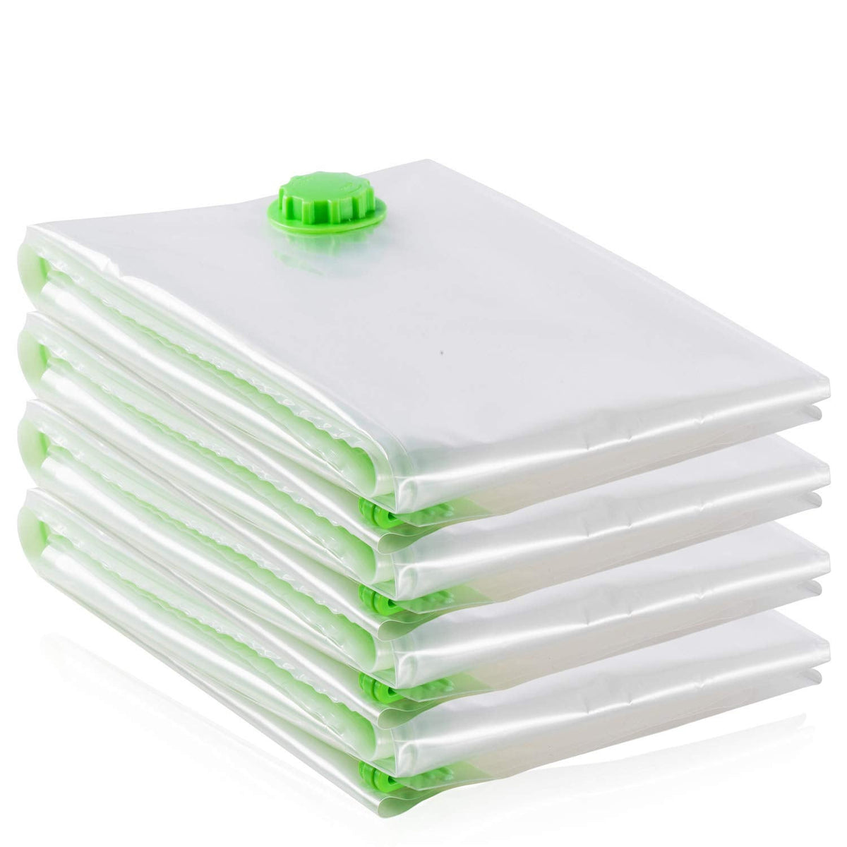 Opaza Extra Large 4 Packs Vacuum Storage Bags, Jumbo [130 x 100 cm] Airtight Space Saver Compression Bags XXL for Clothes,Duvets,Bedding