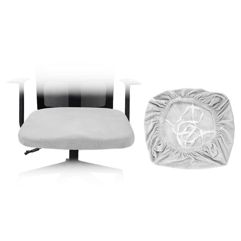 sourcing map Office Chair Cover, Stretchable Soft Rotating Chair Slipcover Washable Desk Computer Seat Cover Protector for Office Home, L(45-48cm)