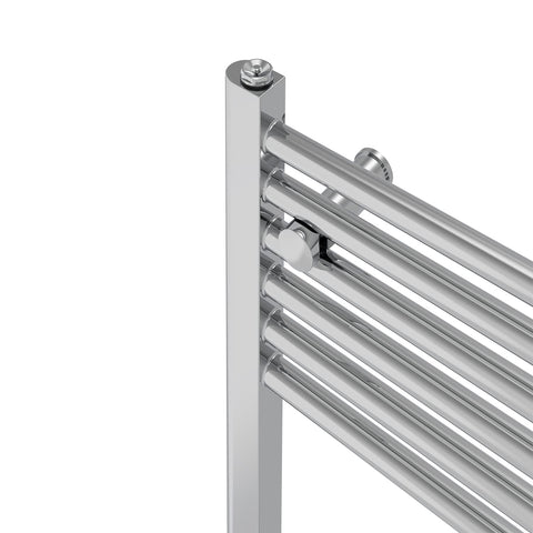 NRG Chrome Heated Towel Rail Straight Designer Radiator, 1800×300mm
