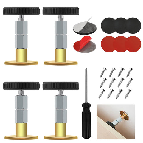 SHUIYUE 4 Pack Headboard Wall Protectors, 26-80mm Adjustable