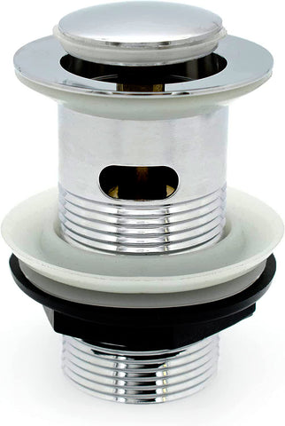 Xcel Home G 1 1/4" BSP Slotted Chrome Click Clack Basin Waste