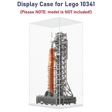 Nynelly 75 cm Tall Acrylic Display Case for Lego Space 10341 for Bearbrick 1000% Models Figures Dolls