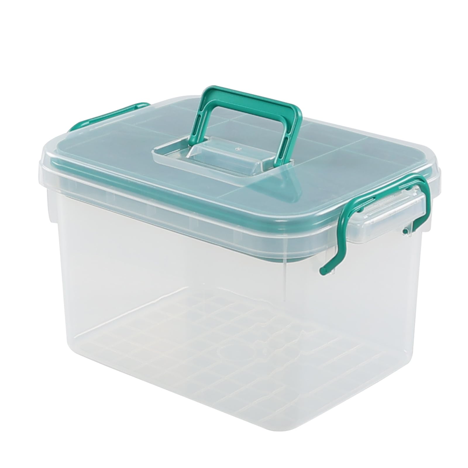 Mayish Family Medicine Storage Box, Household Plastic First Aid Box, Clear