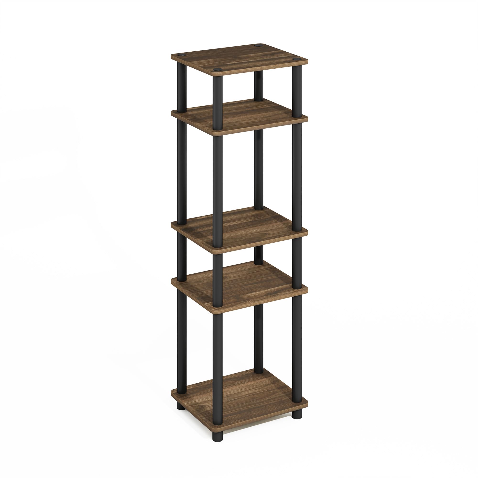 Furinno TURN-N-TUBE Storage Shelves, Stackable Standing Shelf, Open Corner Shelf, for Organization and Storage, Living Room, Garage, Home Office