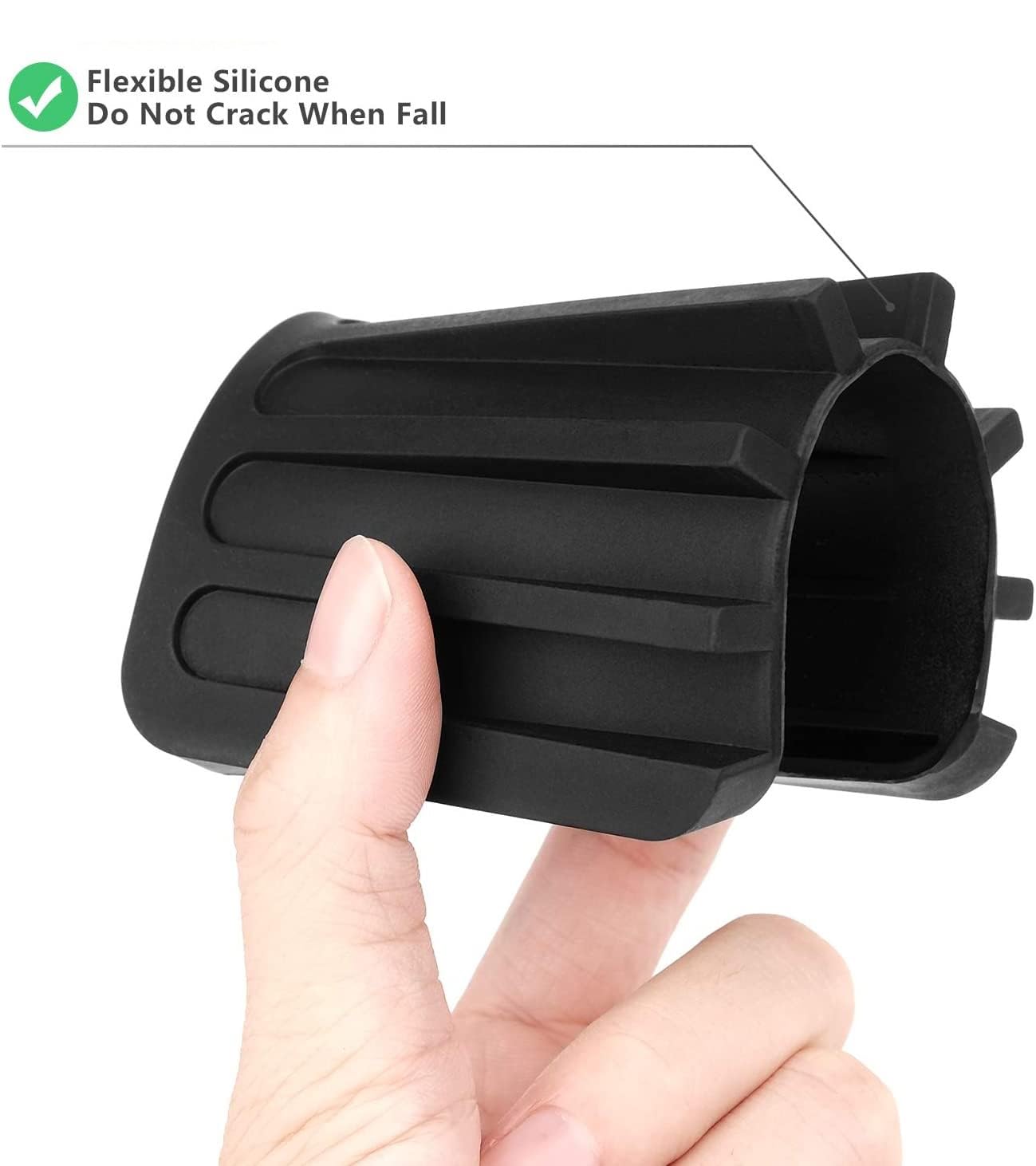 iSeventy9 Soap Dish Silicone Self Drain Non-Slip Flexible Soap Storage Soap Drainer for Bathroom Kitchen Toilet - Black