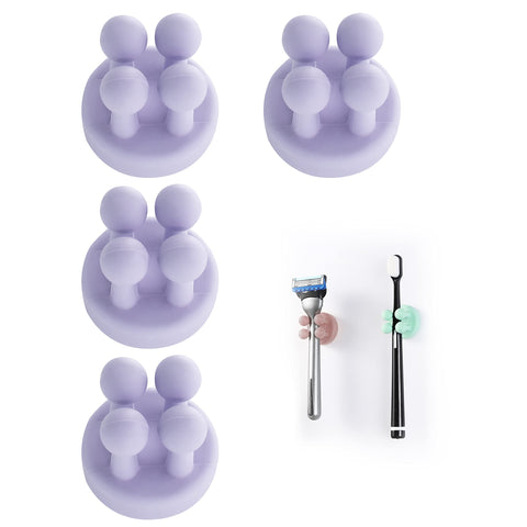 Silicone Toothbrush Holders Multi-Function Hook Razor holder Waterproof
