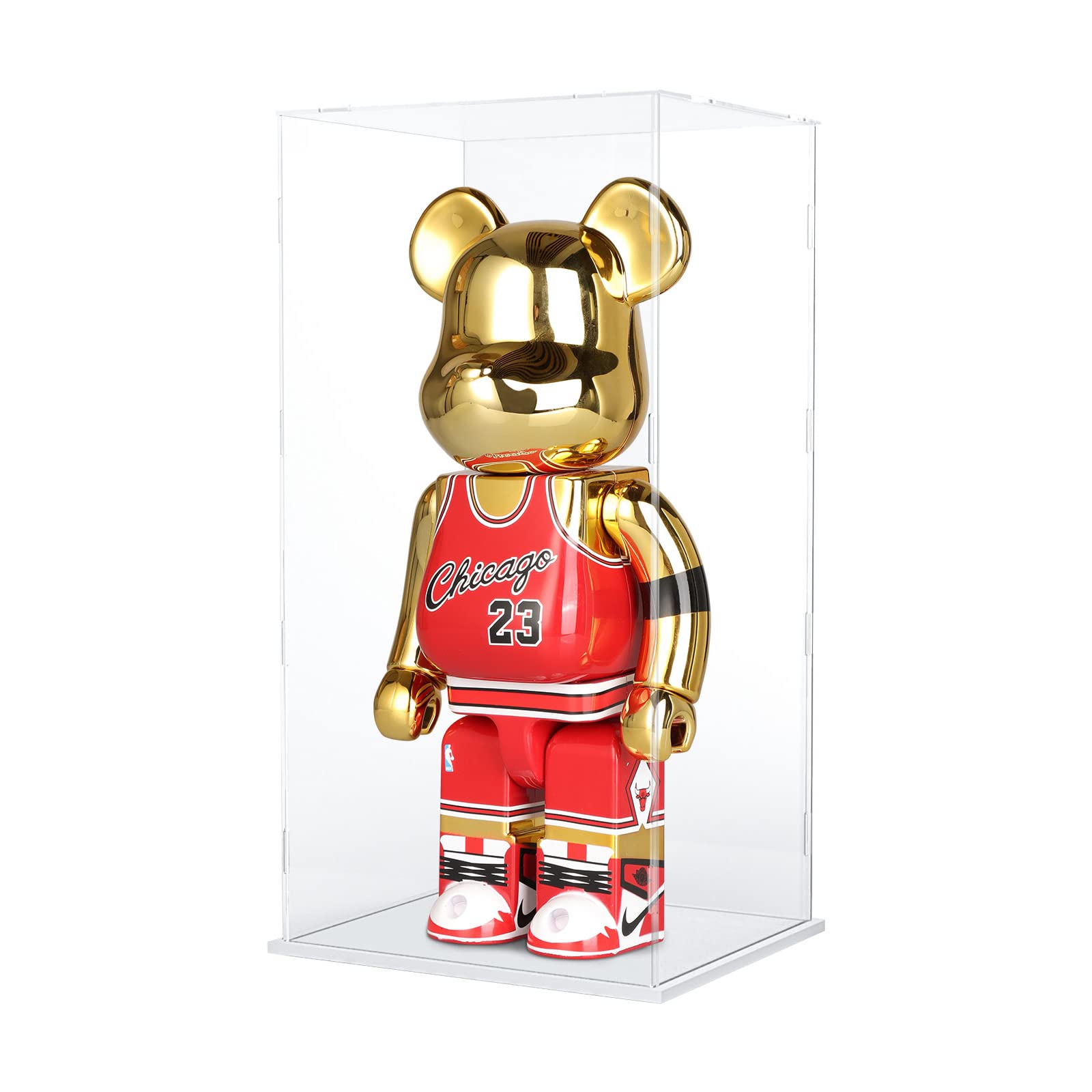 Nynelly 75 cm Tall Acrylic Display Case for Lego Space 10341 for Bearbrick 1000% Models Figures Dolls
