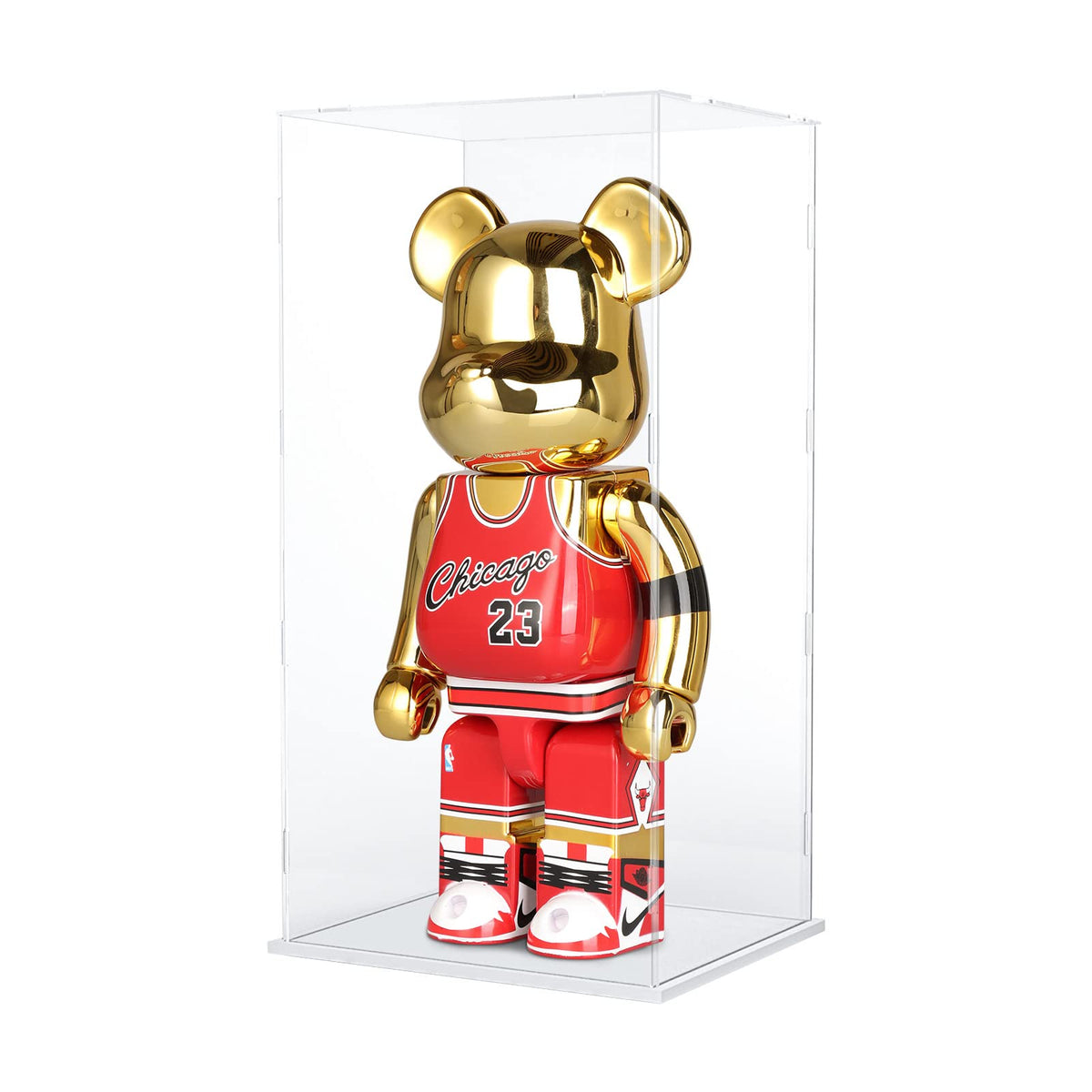 Nynelly 75 cm Tall Acrylic Display Case for Lego Space 10341 for Bearbrick 1000% Models Figures Dolls